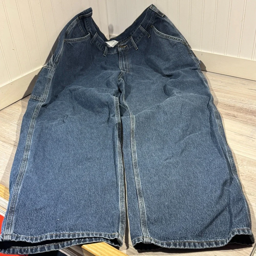 Carhartt Carpenter Jeans Original Dungaree B13-DPS Work‎ Size 44x32 (40x31)